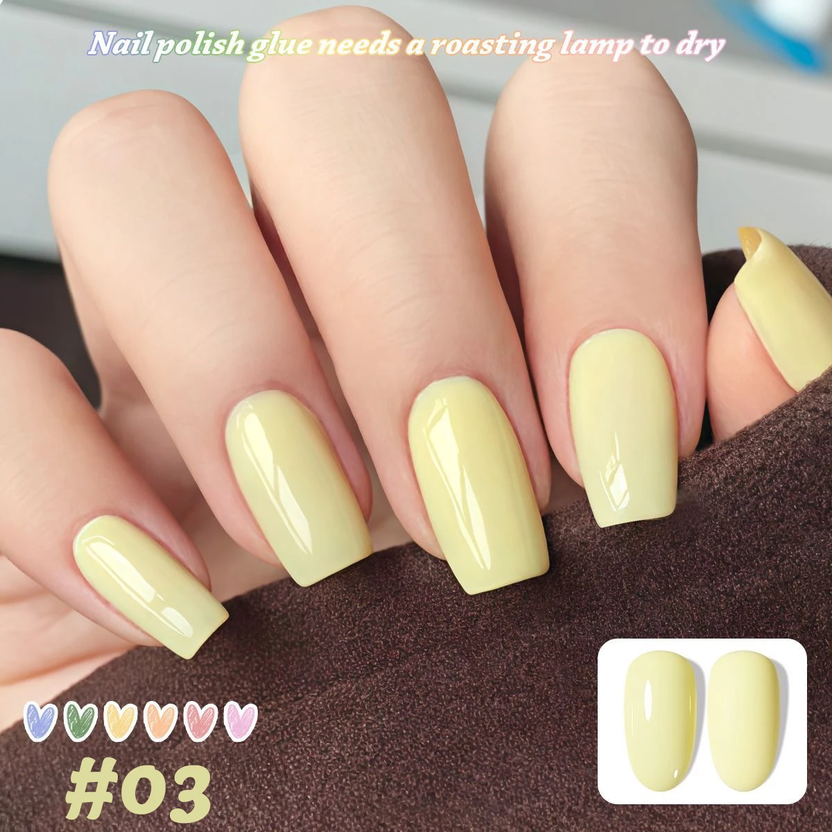 1pcs PSK Afternoon Sweetheart Gel Nail Polish Popular Macaron Whitening Yellow Pink Green Blue Gel Nail Art Nail Supplies