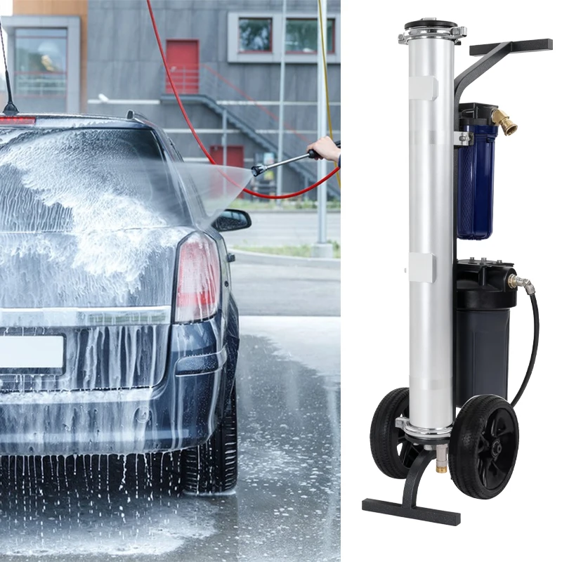 

Portable Window Cleaning Car Wash Portable Stainless Steel RO Deionized Water Filtration System Spotless Plastic Water Filter