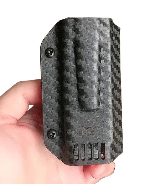 Handmade Carbon Fibre K Sheath Kydex Sheath with ventilation for Nitecore EDC29 EDC23