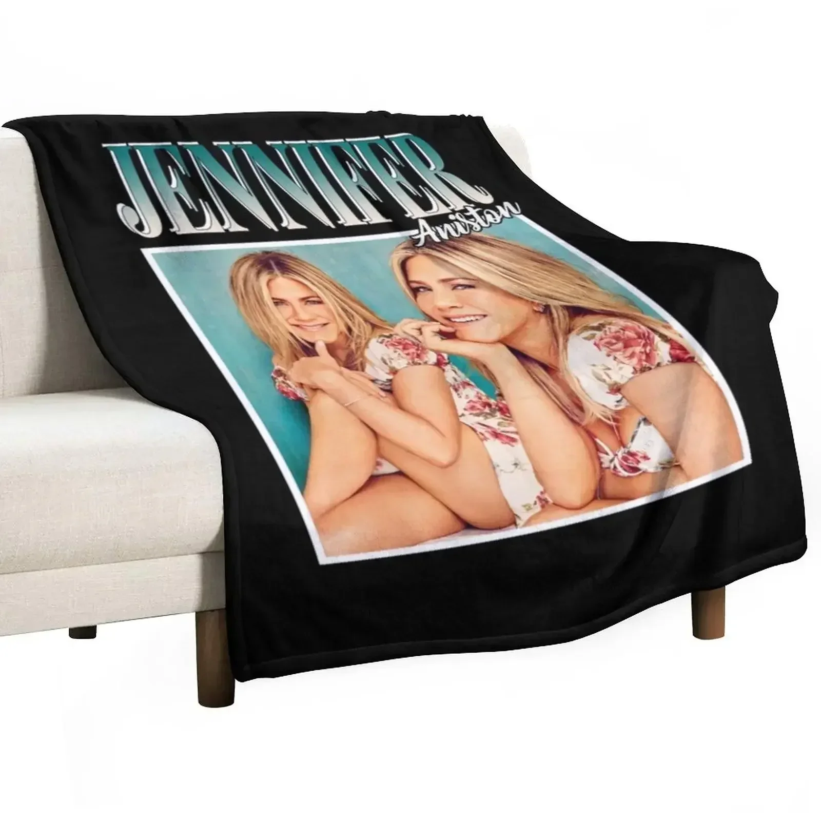 

Jennifer Aniston 90's Vintage Throw Blanket Stylish Couch Blanket for Home Living Room