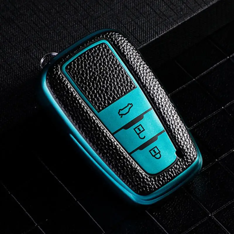 سيارة ذكية 2 زر مفتاح حافظة غطاء حقيبة المفاتيح ل أفالون كامري RAV4 بريوس CHR C-HR كورولا لاند كروزر برادو