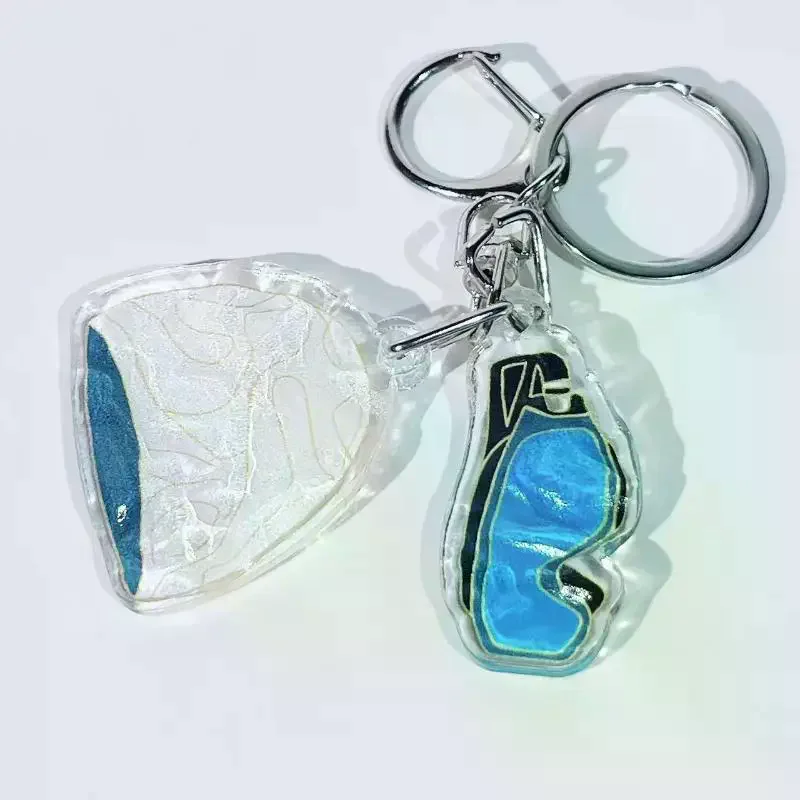1Pcs Swimming Hat Car Key Ring Creative Swimming Pool Wavy Keychain Decoration Bag Pendant Swimmer's Gift