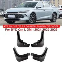 For BYD Qin L DM-i 2024 2025 2026Car Styling ABS Car Mud Flaps Splash Guard Mudguards MudFlaps Front Rear Fender Accessories