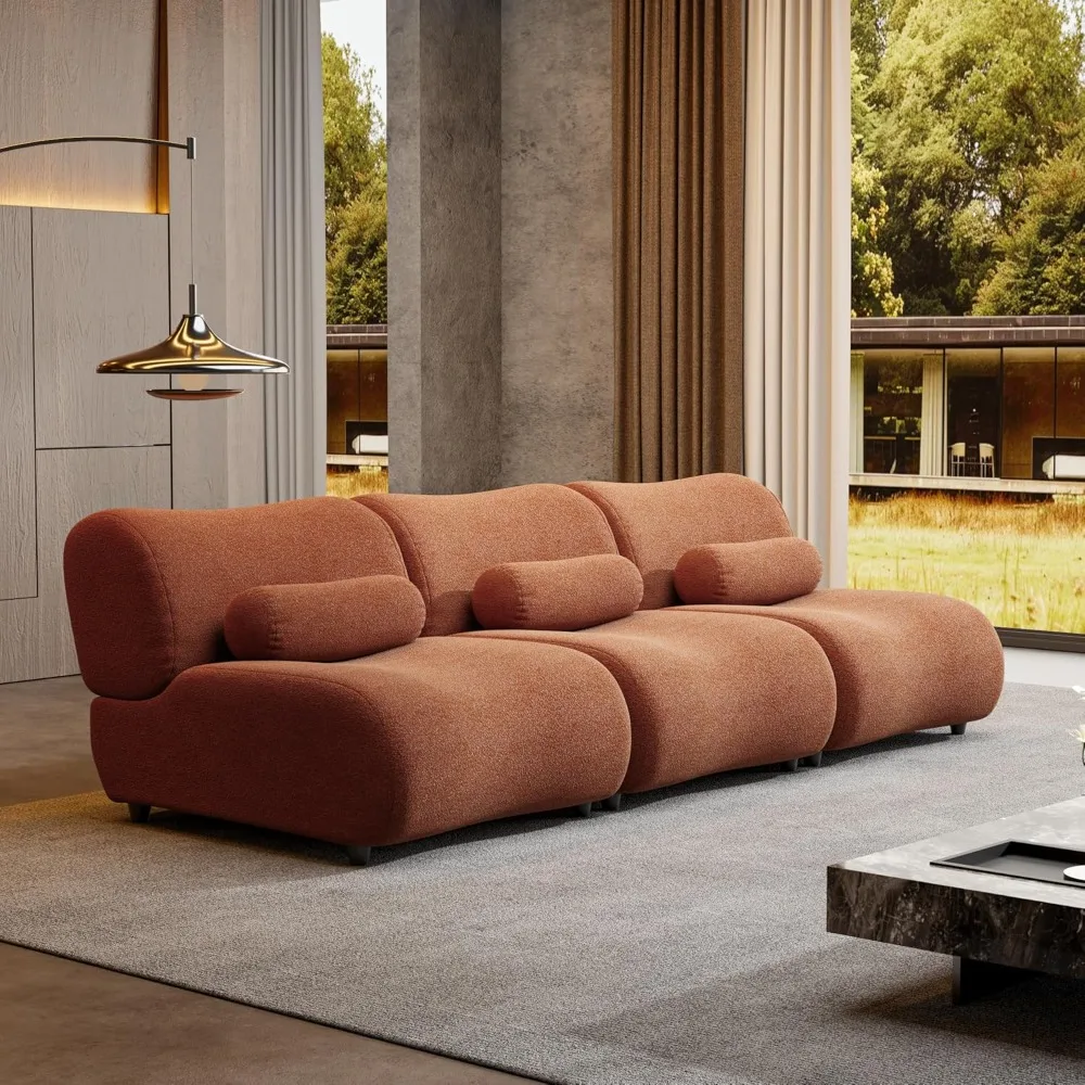 Modern Modular Sofa, Which Can Be Converted Into Super Large U-shaped or L-shaped Sofa with High-density Foam Cushion