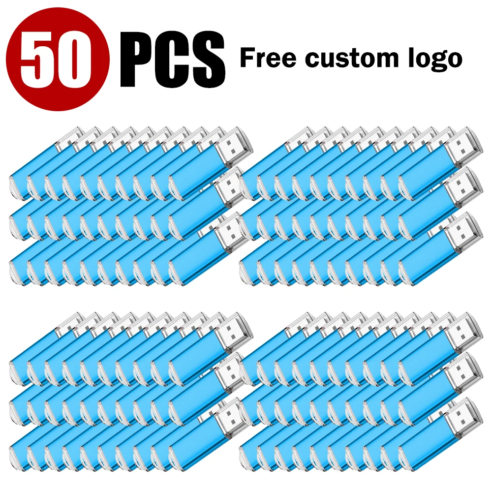 

50pcs/lot Colour USB 2.0 Flash Drive Pen Drive 4GB 8GB 16G Pendrive Memory Stick 32GB 64GB Free Personalized Logo Flash Disk