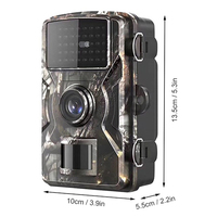 H1 Hunting Trail Camera 16MP 1080P Wildlife Scouting Camera with 12M Night Vision Motion Sensor 0.7s Trigger IP66 Waterproof