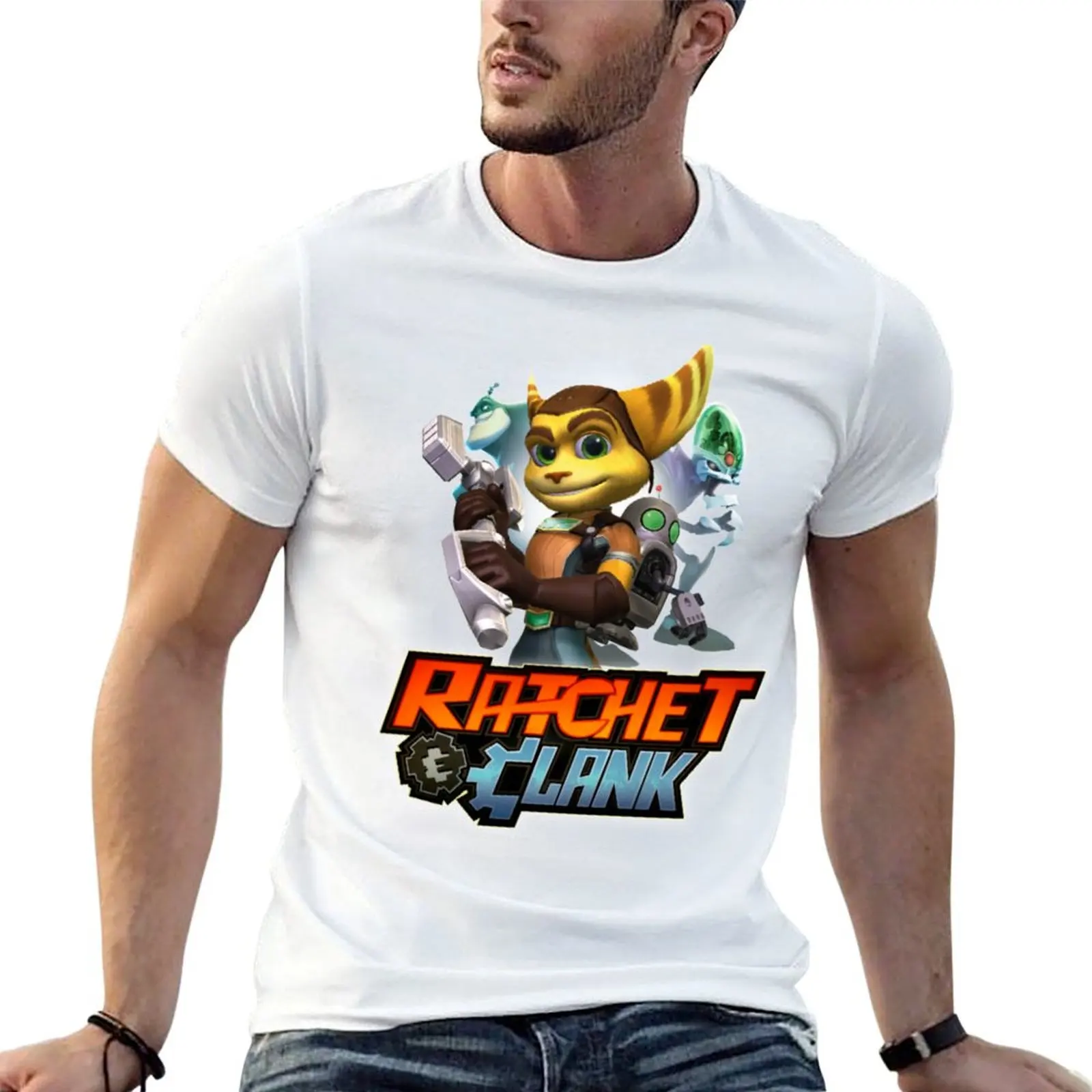 Ratchet And Clank Rift Apart T-Shirt Plus Size Street Style Tee