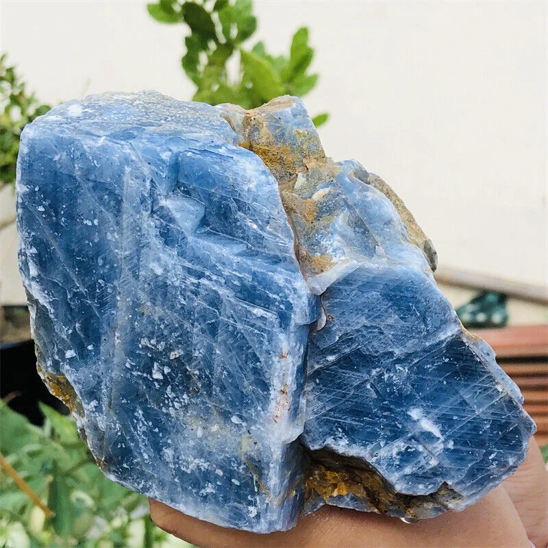 Natural Celestite Crystal Raw Stone, Reiki Healing Room, Office Decoration, Gift