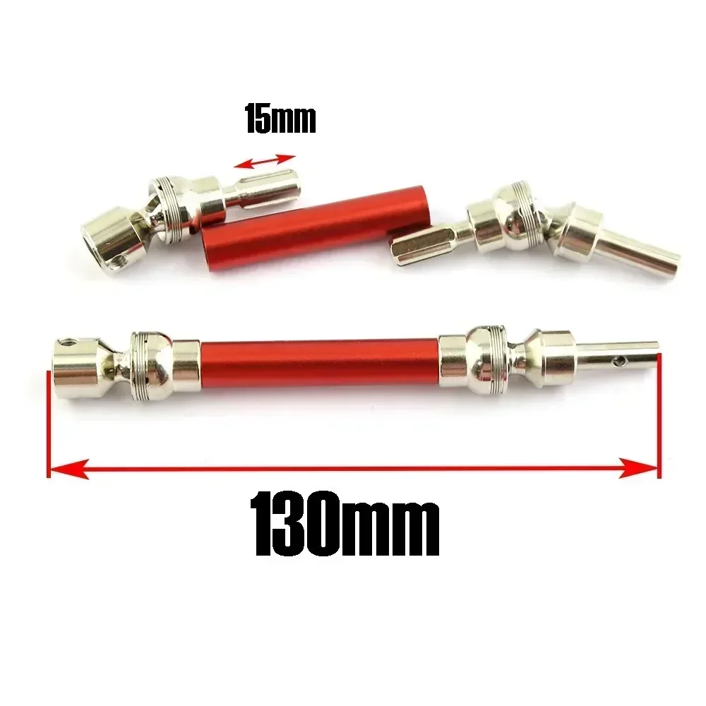 

4pcs Metal Front and Rear Drive Shaft CVD with Wheel Hex for 1/8 Arrma Typhon 4x4 3s Blx 1/8 Typhon 550 Mega 4x4 Upgrade Parts