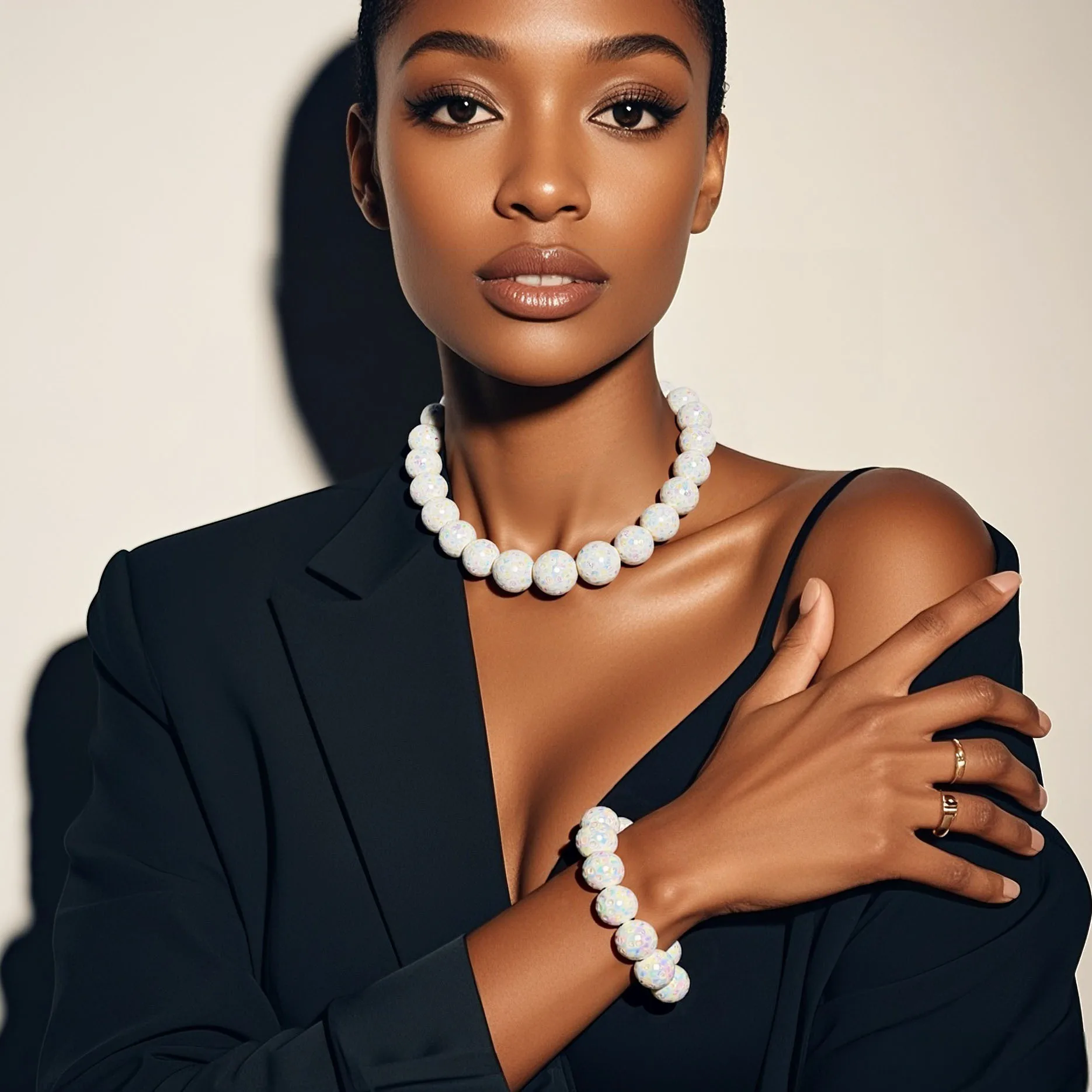 

DIY accessories Golf ball necklace set golf ball necklace bracelet nk23470
