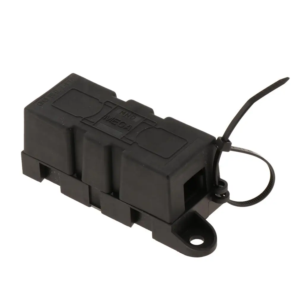 Car Electronics MEGA Fuse Box Holder 300A Durable Flame Retardant Auto Fuse Block for RV Boat Marine Applications