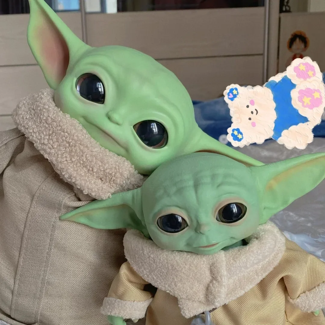 28cm Youda Star Wars Pvc Figure Grogu Plush Action Figure Toys Yoda Baby The Mandalorian Anime Dolls Gifts Children Toys Model