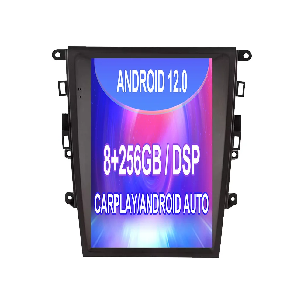 

12,1 дюймов Android13 256 ГБ обновленная Автомобильная Радио для Ford Mondeo 2013-2018 Bluetooth SIM GPS Carplay стерео головное устройство Carplay