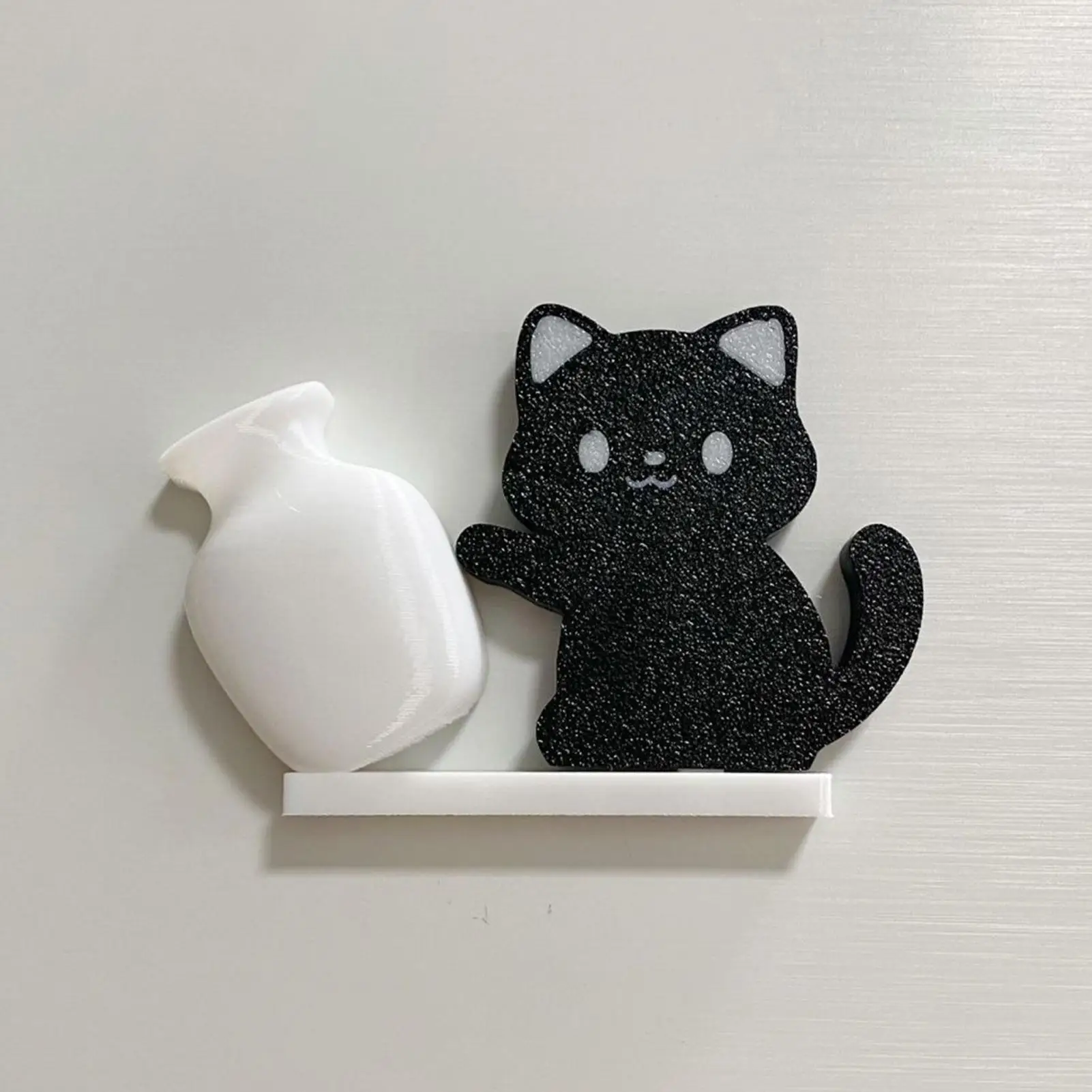 Cat Whisker Collection Holder Refrigerator Magnet Cat Beard Storage Memorial Box Cats Whiskers Holder Fridge Magnet Home Decor
