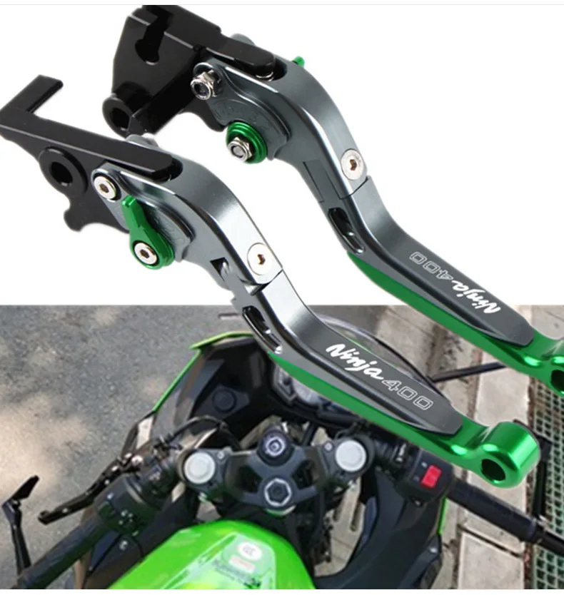 

2021 NEW Motorcycle Accessories For Kawasaki Ninja 400 Ninja400 2018 2019 2020 CNC Aluminum Brake Lever Clutch Handle Levers