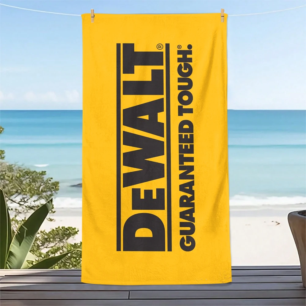 75x150cm Tool Box D-Dewalts Beach Towel,Multi-Purpose Towel,For Sport, Fitnes Swimming And Outdoor Activities Beach Towel