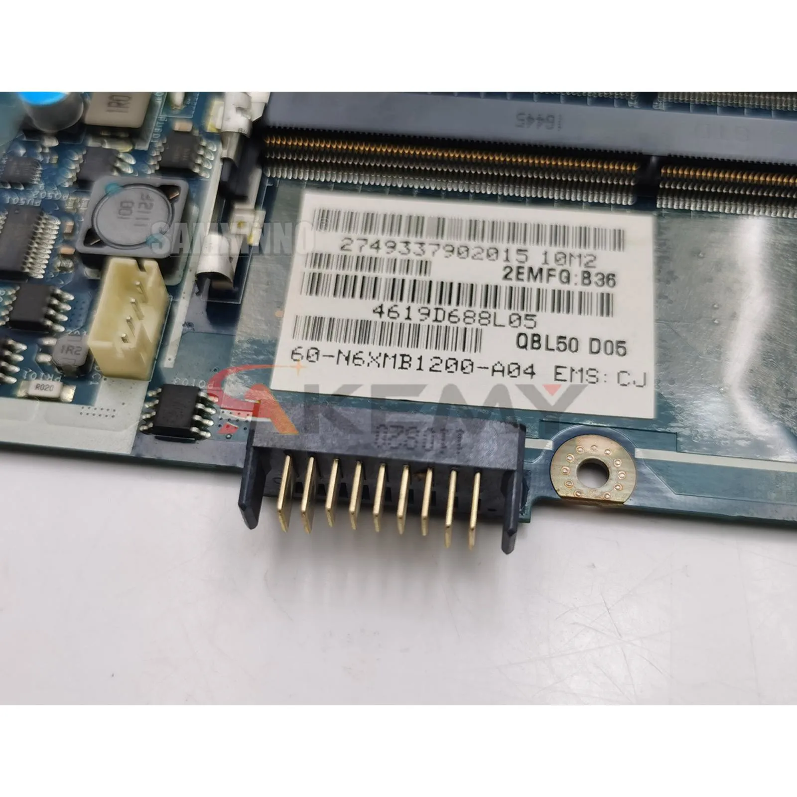 Shenzhen para ASUS K43T K43TA K43TK X43T placa base para ordenador portátil QBL50 placa base LA-7551P HD7670M 1G 100% prueba trabajo