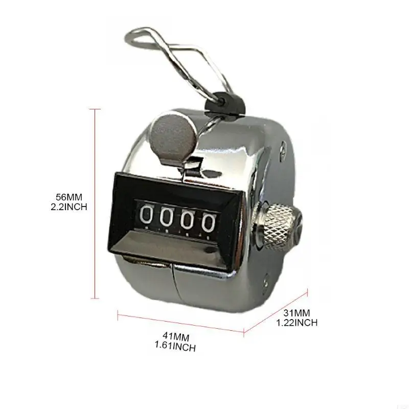 F92C Portabel Tally Counter counter golf counter lap counter dengan 4 digit