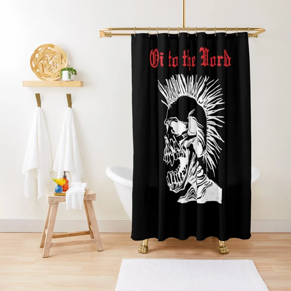 

Oi to the World (white) Shower Curtain Cute Shower Modern Showers For Bathroom Bathroom And Shower Bathroom Decor Curtain