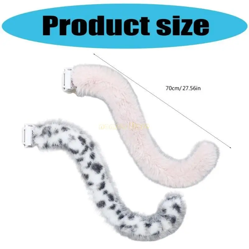 31bf Faux Furs Animal Tail Electric Movable Cats Tail Anime Dress Up Party