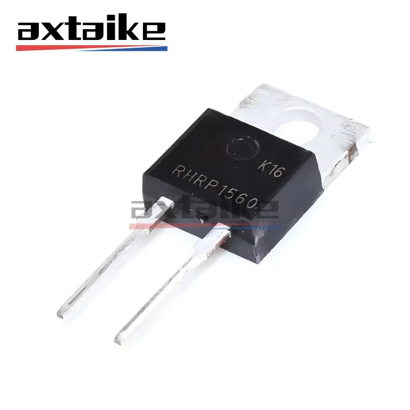 

10PCS RHRP1560 TO-220-2 15A 600V RHRP1540 MUR1560G MUR1560 2Pin Fast Recovery Hyperfast Diode DIP Transistor