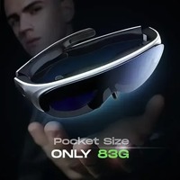 2025Newest Wupro x Rokid Vr / Ar Glasses / Devices Portable 4K 1800 Nits Full HD Mobile Theater Foldable Rokid Air Ar Glasses