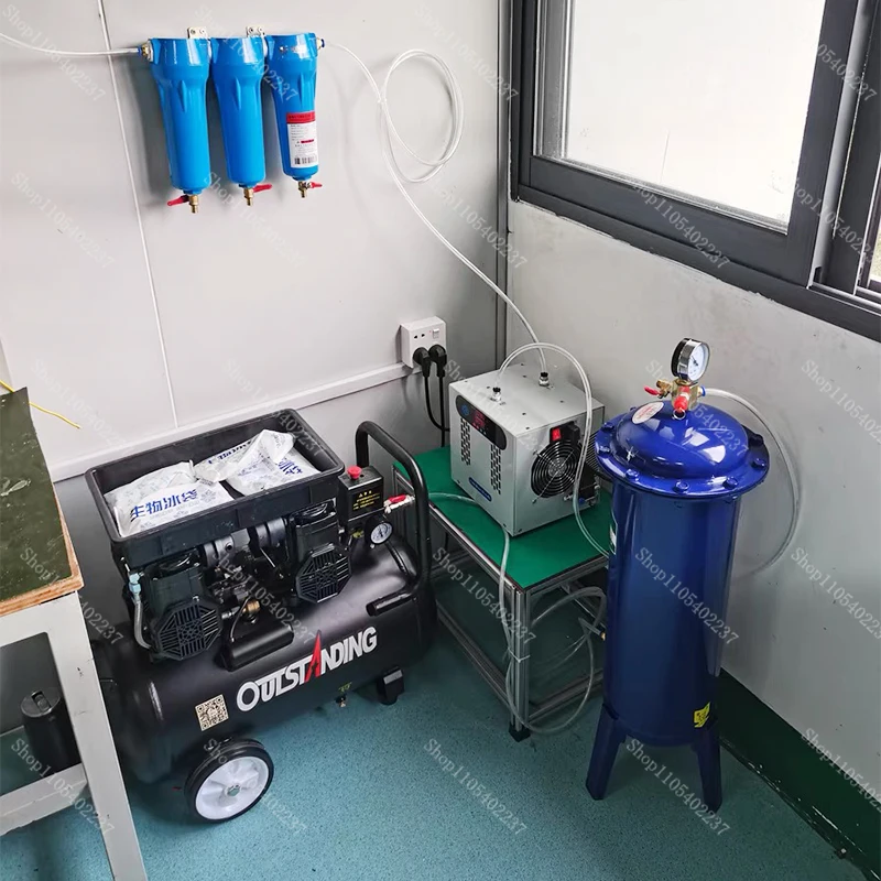 220V cold dryer compressed air drying water removal filter small three-coordinate air compressor refrigerated gas dryer