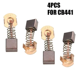 For MAKITA CB441 CB432 DTW450 DSS611 DSS610 BSS611 BSS610 Carbon Brushes Set of 4 Brushes Copper and Carbon Material