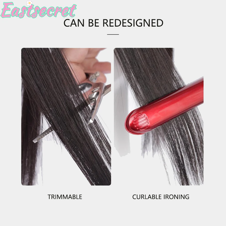 EAST franja de cabelo para homens, clipes no cabelo real, capa estrondo, testa alta, franja natural, extensão de franja para volume do cabelo