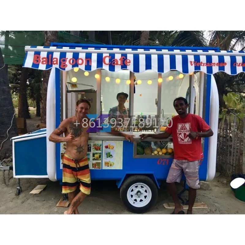 Yugong مخصص سحب بار شاحنة متعددة الوظائف بوتيك متجر عربة متنقلة شارع بيع ملابس الأعمال شاحنة #2