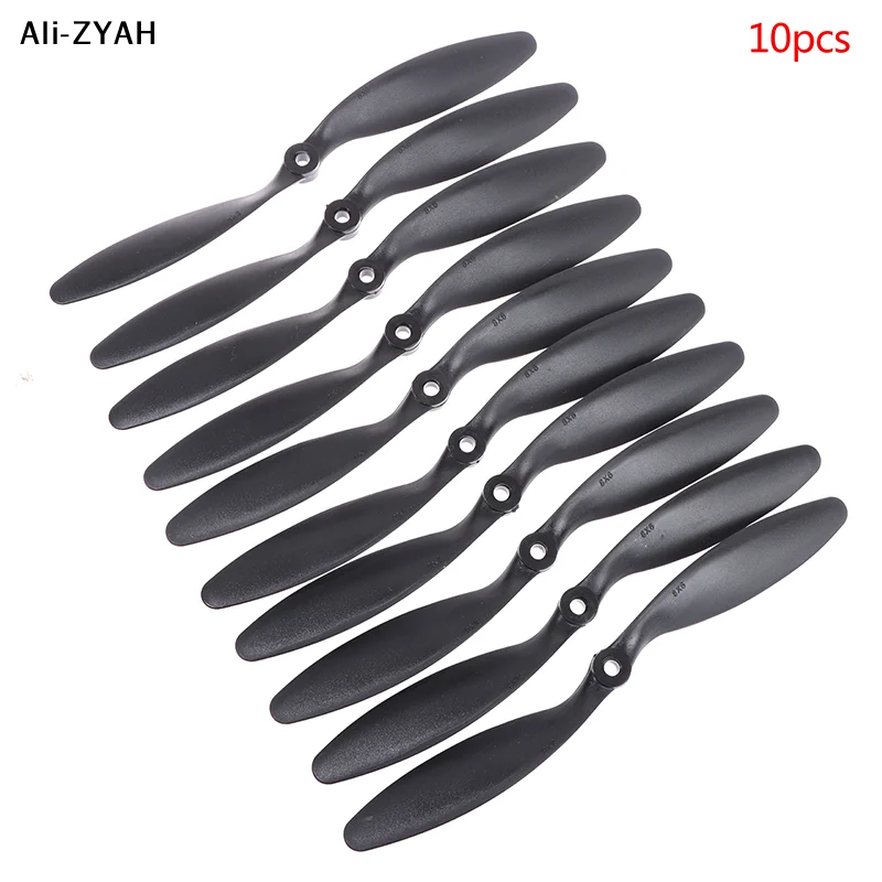 HMA76-10pcs 8060 Propellers Glass Fiber Nylon Props for RC Airplane Quadcopter 8x6