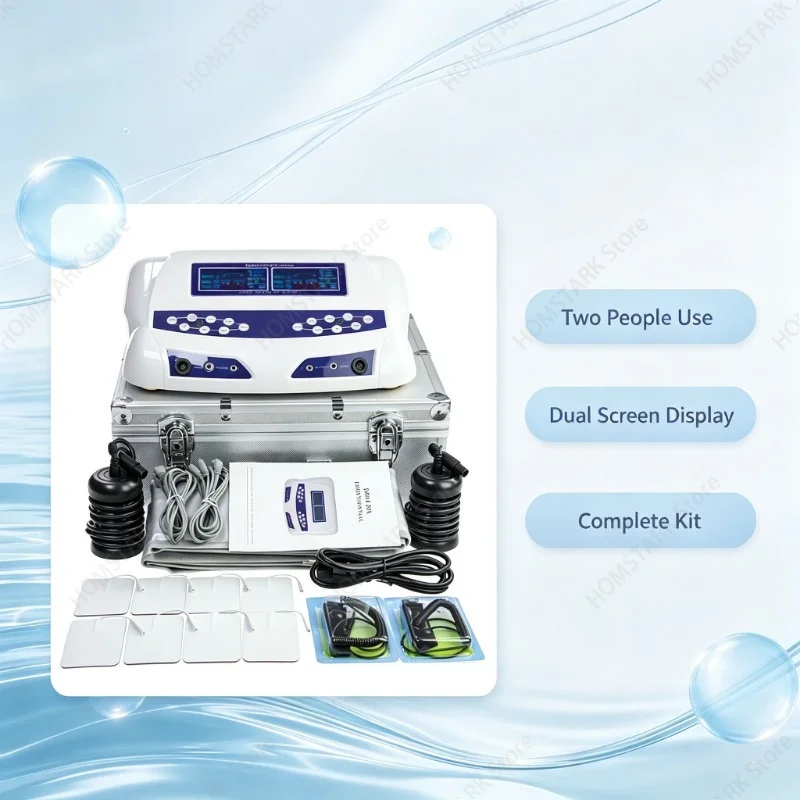 Dual Ionic Foot Detox Machine, Home Ionic Cleanse Foot Spa Device for Two People Foot Relax Therapy