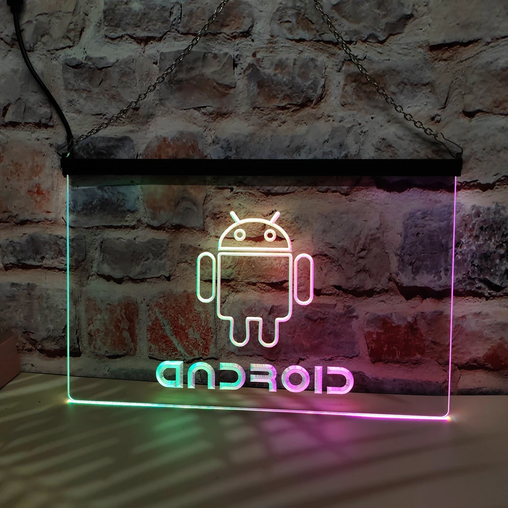 LED Neon Sign Colorful Flowing Effect ANDROID-Compatible for Home Decoration And Party Mood Lighting