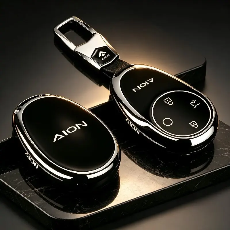 Car Key Cover For AION V AION UT Y Plus Premium Zinc Alloy Full Protection Shockproof Heavy Duty AION I60 N60 Car Accessories
