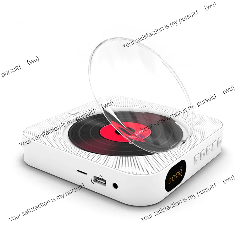 Household wall-mounted CD Bluetooth speaker, learning repeater, early education radio CD player, music player with cover mp3