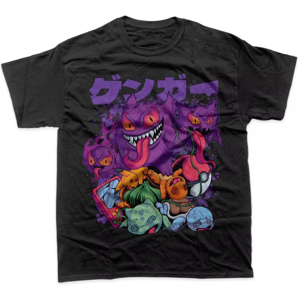 

Футболка с графическим принтом Pokemon для фанатов и коллекционеров, мужская, летняя, модная, оверсайз, уличная повседневная одежда в стиле Y2K, коллекция 2026 года