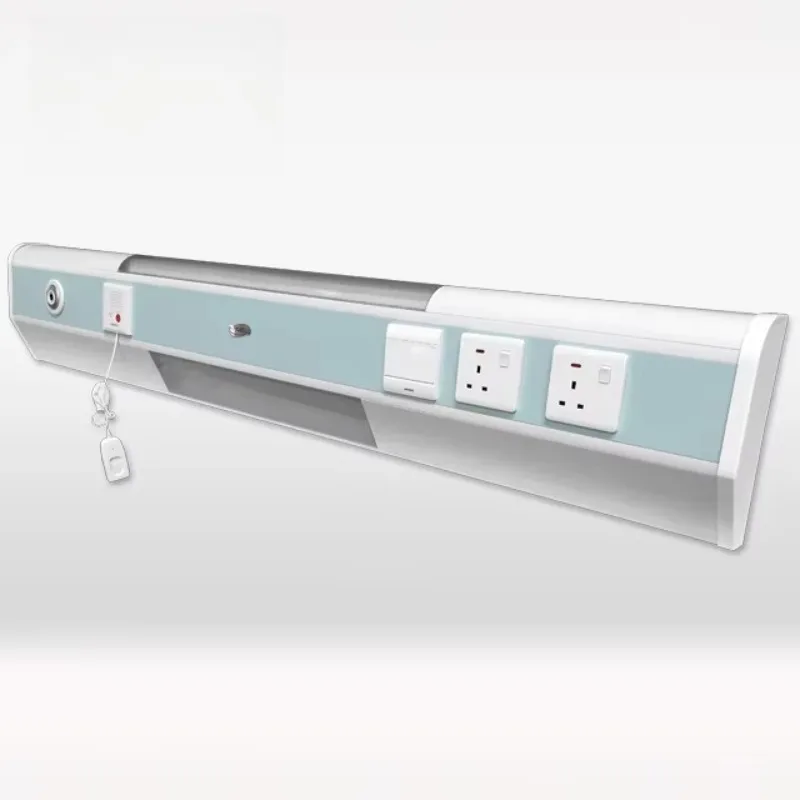 

Hospital ward nursing equipment medical console bedside unit medical gas end point