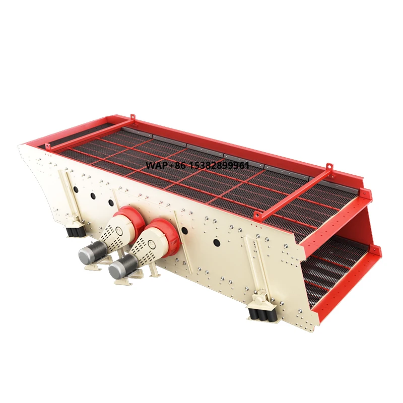Zhongde High Quality Steel Linear Motor Grain Vibration Sieve Vibrating Screen Soybeans Engine Filter Separator