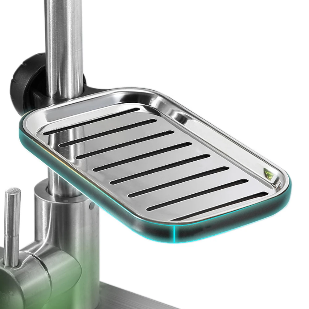 

Creative Stainless Steel Kitchen Faucet Storage Rack No Punch Sink Organizer Sponge Holder Drainer Shelf Rustproof