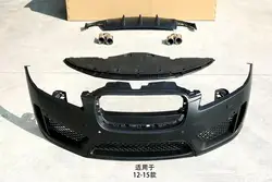 Car body kit surround Front bumper rear lip Tail throat for Jaguar XF 2012-15 modified XFRS