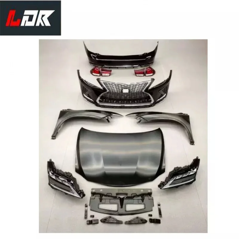 High Quality Front,Rear Bumper,Grille Headlights Taillights Hood Fender For Rx330 2006-2008 Change To 2020 Rx350 Model