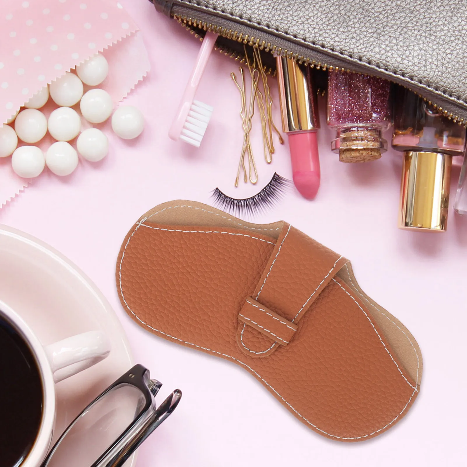 

Eyeglasses Case Lightweight Portable Glasses Cover Wear Resistant Soft Protective Sleeve For Storage Travel Household