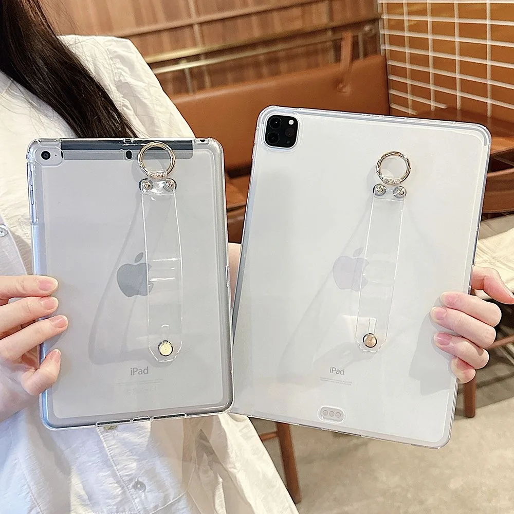 Case For iPad air 11 4 5 10.9 Tablet Cover iPad 12th 10th 10.9 11th 11 9.7 pro 11 7th 8th 9th 10.2 mini Hand Strap Holder funda