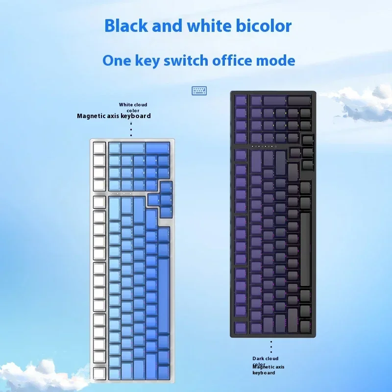 Ipi Cloud98 Magnetic Switch Mechanical Keyboard Low latency Wired Gaming Keyboard Customized Gasket PC Gamer Accessories 11