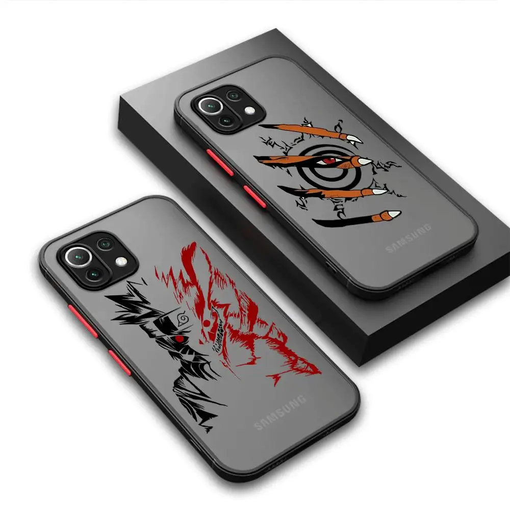 Narutos-Akatsukis Phone Case for Xiaomi Mi 11 13 Lite 5G 12 10T 11T 12T 9T Pro Matte Shockproof Armor Cover