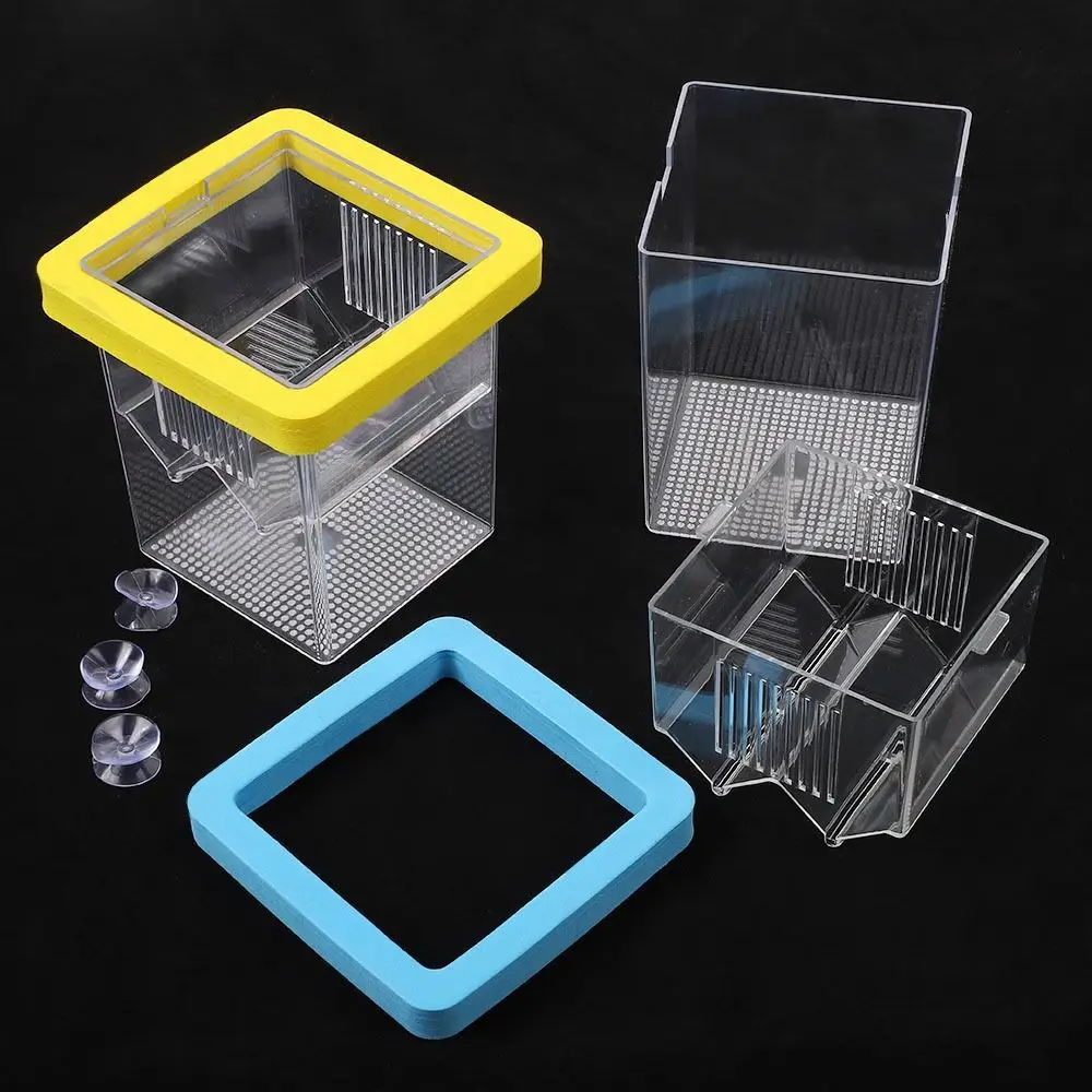 

Acrylic Floating Fish Breeding Box Square Clear Aquarium Breeder Feeder Adjustable Aquarium Fish Breeding Box Fish Tank
