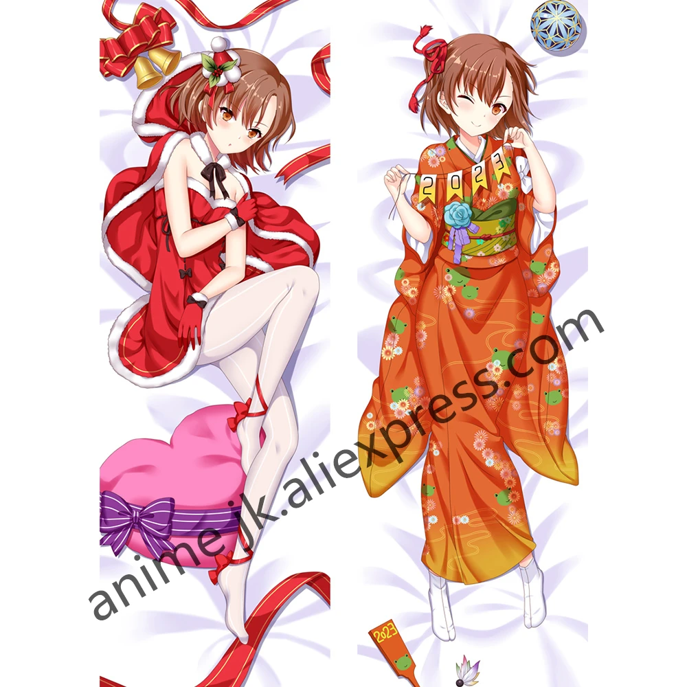 Anime Dakimakura A Certain Scientific Railgun Body Pillow Cover Case Cosplay Hugging Pillowcase