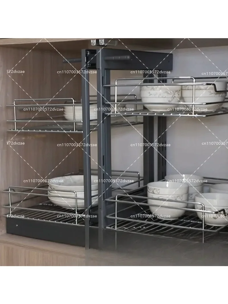 Cabinet Pull Out Blind Corner Cabinet Shelf Storage Organizer Magic Corner