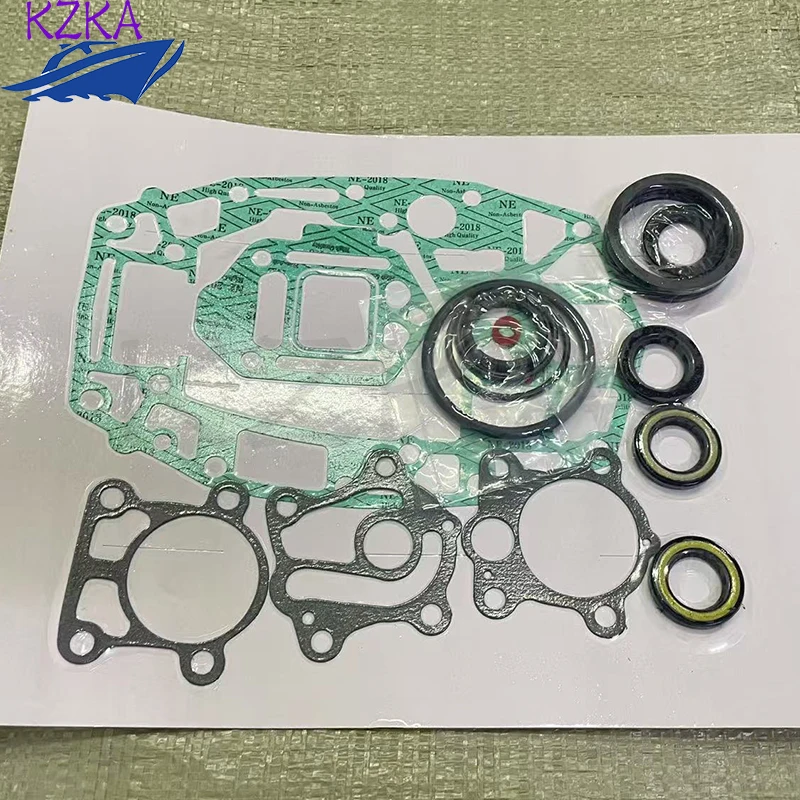 Gear Box Gasket Kit 6H4-W0001-20 6H4-W0001-21 For Yamaha Outboard Motor 3 Cyliner Lower Unit Seal Kit 18-2792 40HP Replaces