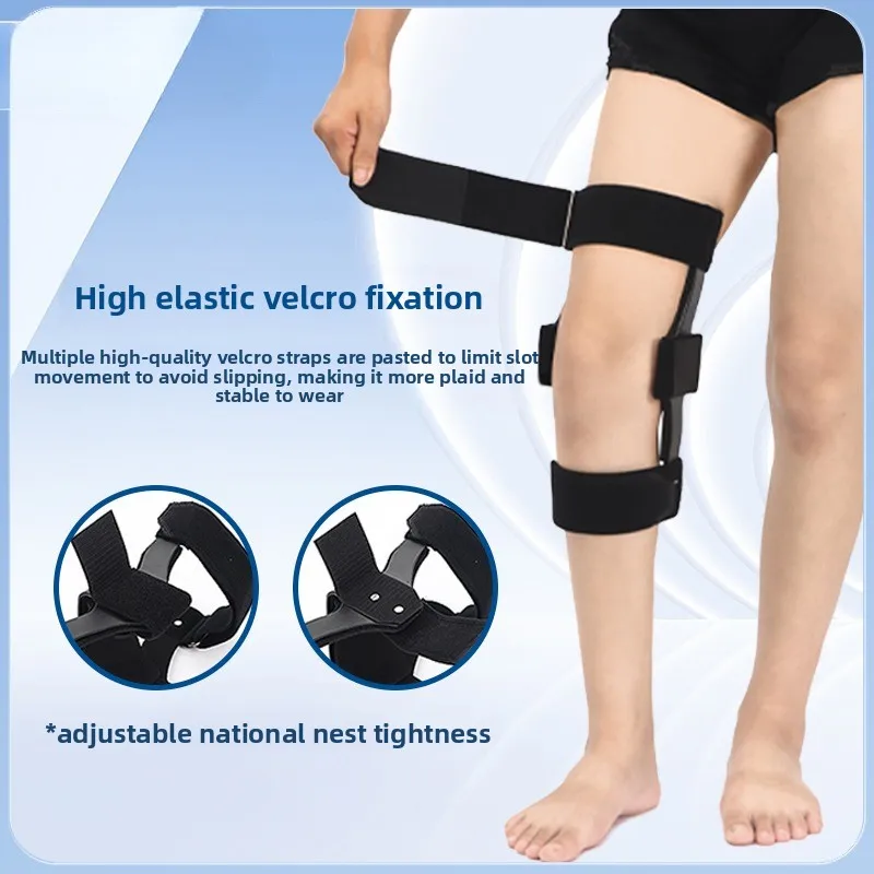 

Fixed knee joint correction bracket for stroke hemiplegia rehabilitation training